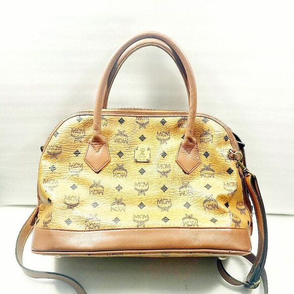 MCM Leather Satchel Bag - Picture 1 of 5